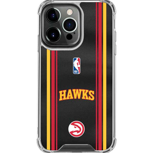 NBA Atlanta Hawks Jersey iPhone 16 Pro Max Clear Case