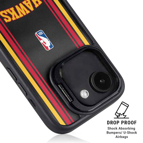 NBA Atlanta Hawks Jersey iPhone 16e Kickstand Case