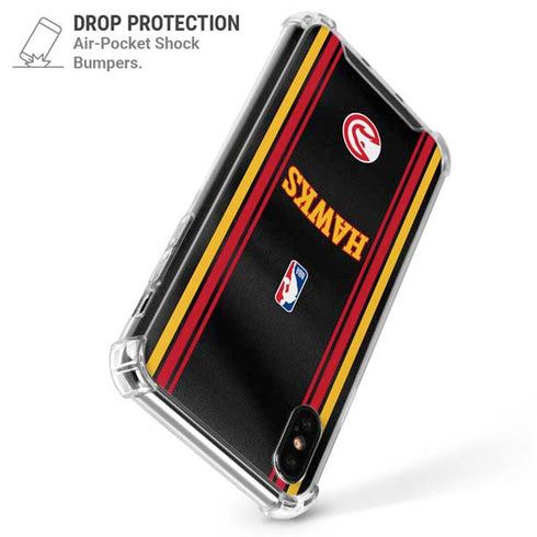 NBA Atlanta Hawks Jersey iPhone X/XS Clear Case