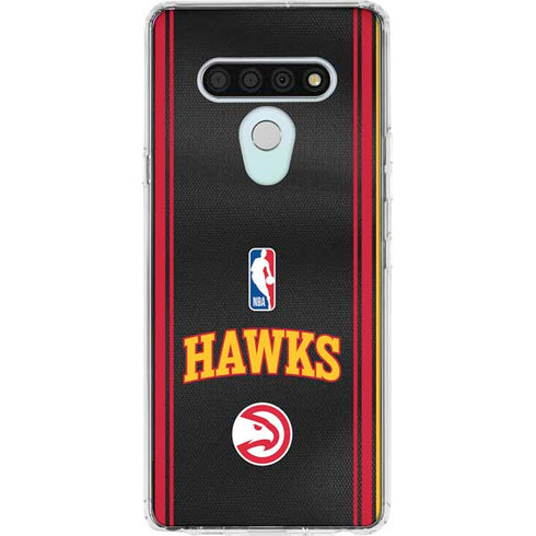 NBA Atlanta Hawks Jersey LG Stylo 6 Clear Case