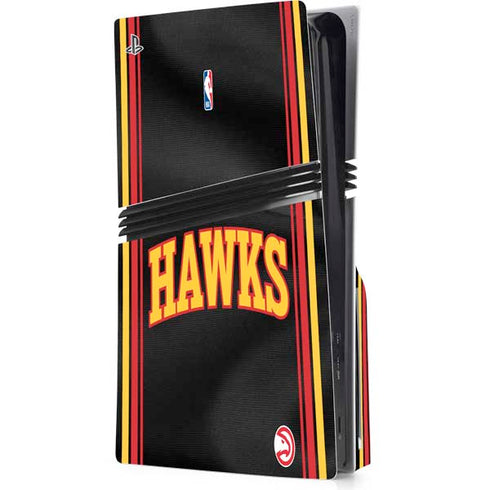 NBA Atlanta Hawks Jersey PS5 Pro Disk Console Skin