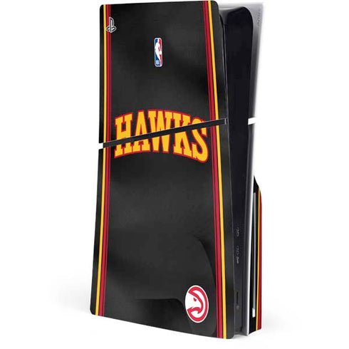 NBA Atlanta Hawks Jersey PS5 Slim Disk Console Skin