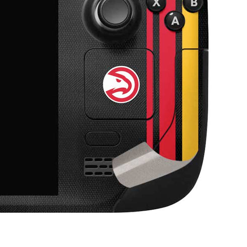 NBA Atlanta Hawks Jersey Steam Deck Handheld Gaming Computer OLED Skin