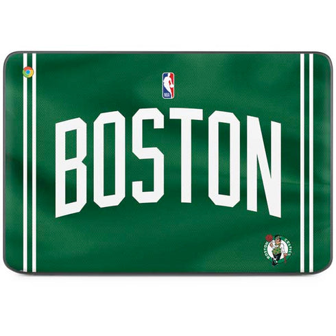 NBA Boston Celtics Jersey HP Chromebook Skin
