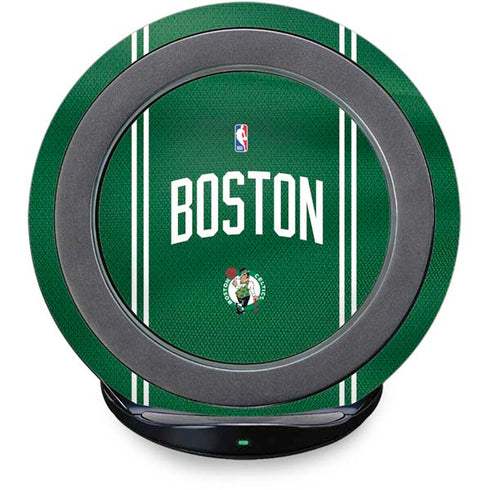 NBA Boston Celtics Jersey Fast Charge Wireless Charging Stand Skin