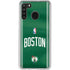 NBA Boston Celtics Jersey Galaxy A21 Clear Case