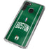 NBA Boston Celtics Jersey Galaxy A21 Clear Case