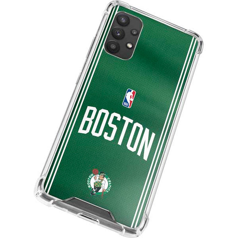 NBA Boston Celtics Jersey Galaxy A32 5G Clear Case
