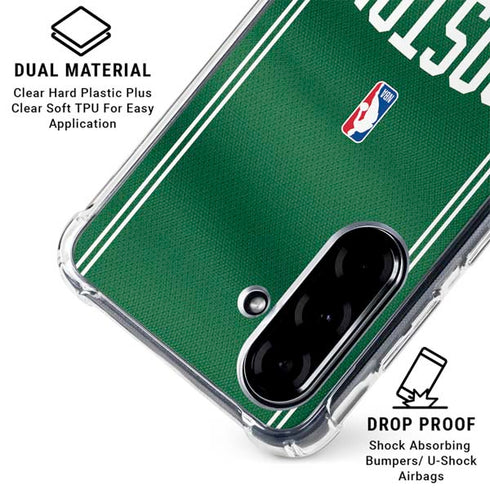 NBA Boston Celtics Jersey Galaxy A36 5G Clear Case
