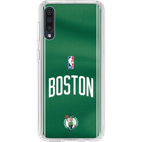 NBA Boston Celtics Jersey Galaxy A50 Clear Case