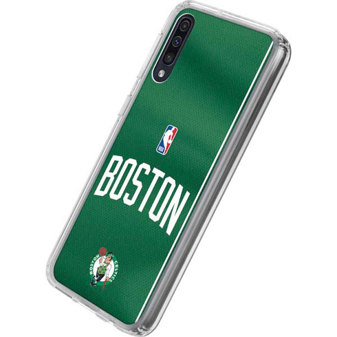 NBA Boston Celtics Jersey Galaxy A50 Clear Case