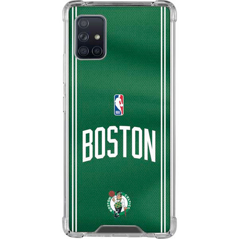 NBA Boston Celtics Jersey Galaxy A51 5G Clear Case