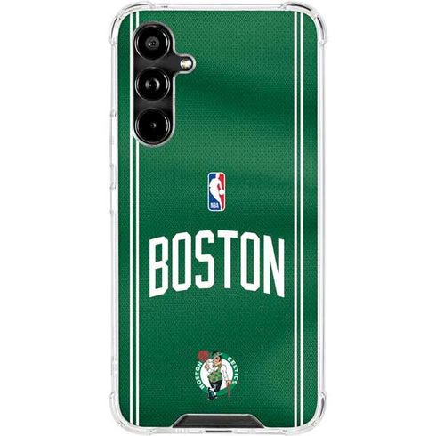 NBA Boston Celtics Jersey Galaxy A54 5G Clear Case