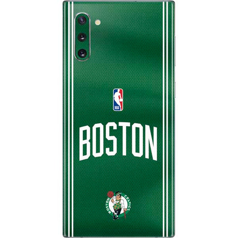 NBA Boston Celtics Jersey Galaxy Note 10 Skin
