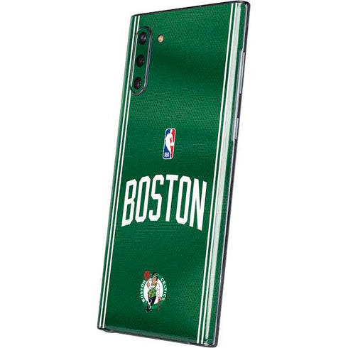 NBA Boston Celtics Jersey Galaxy Note 10 Skin