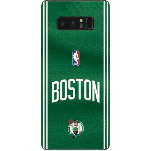 NBA Boston Celtics Jersey Galaxy Note 8 Skin