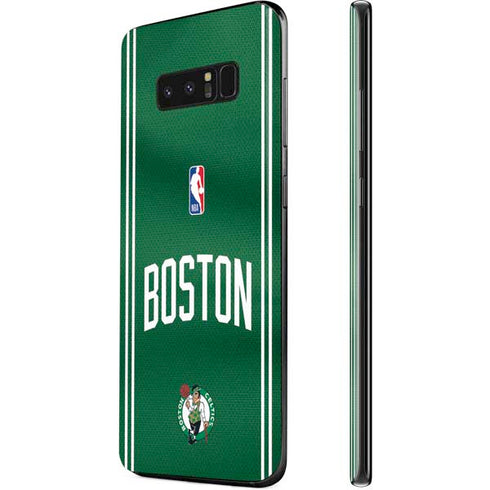 NBA Boston Celtics Jersey Galaxy Note 8 Skin