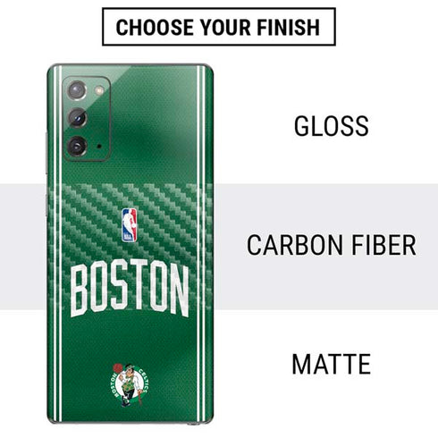 NBA Boston Celtics Jersey Galaxy Note20 5G Skin