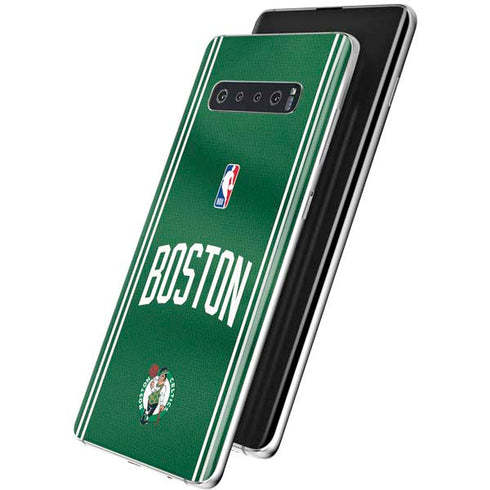 NBA Boston Celtics Jersey Galaxy S10 Skin