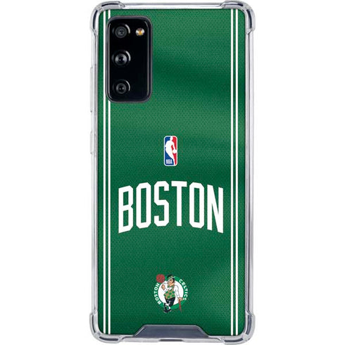 NBA Boston Celtics Jersey Galaxy S20 FE Clear Case