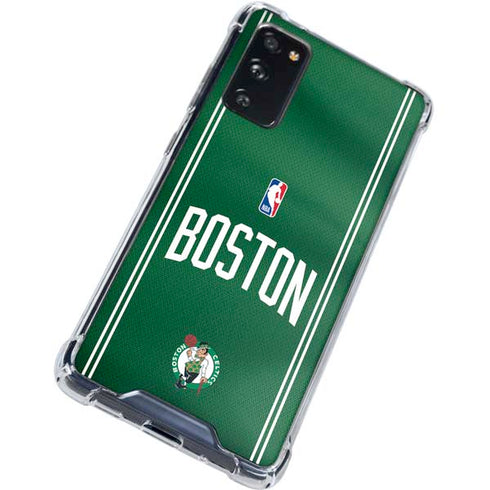NBA Boston Celtics Jersey Galaxy S20 FE Clear Case