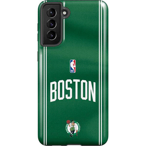NBA Boston Celtics Jersey Galaxy S21 FE Pro Case
