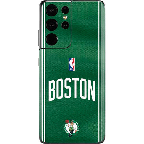 NBA Boston Celtics Jersey Galaxy S21 Ultra 5G Skin