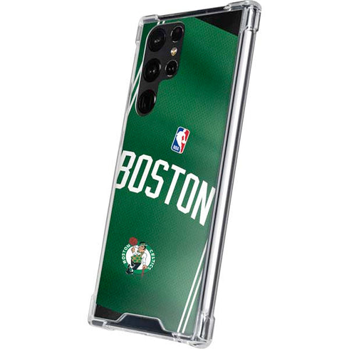 NBA Boston Celtics Jersey Galaxy S22 Ultra Clear Case