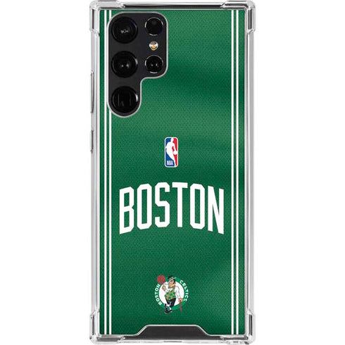 NBA Boston Celtics Jersey Galaxy S23 Ultra Clear Case