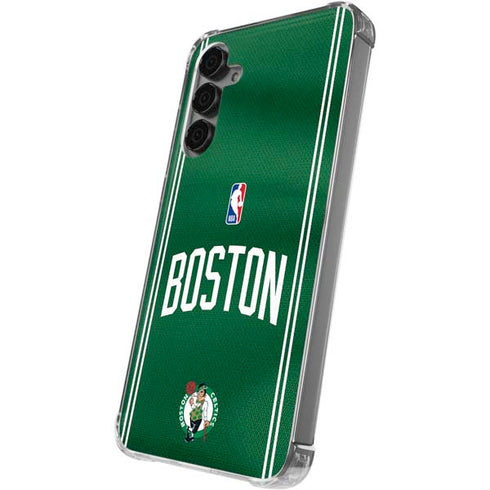 NBA Boston Celtics Jersey Galaxy S24 Plus Clear Case