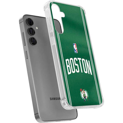 NBA Boston Celtics Jersey Galaxy S24 Plus Clear Case