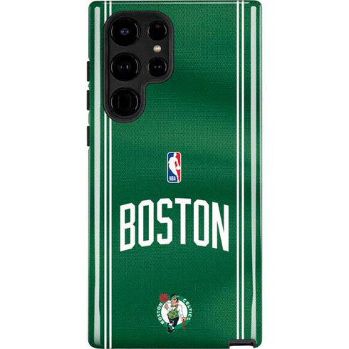 NBA Boston Celtics Jersey Galaxy S25 Ultra Impact Case