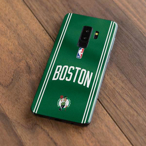 NBA Boston Celtics Jersey Galaxy S9 Plus Skin