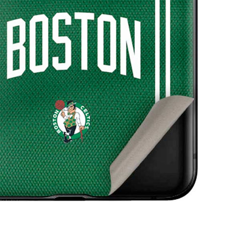 NBA Boston Celtics Jersey Galaxy Z Flip Skin