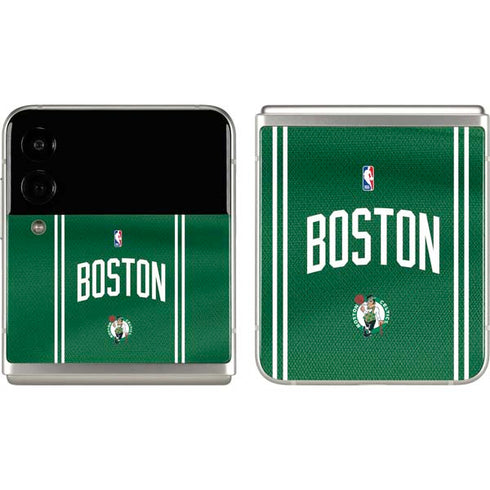 NBA Boston Celtics Jersey Galaxy Z Flip3 5G Skin