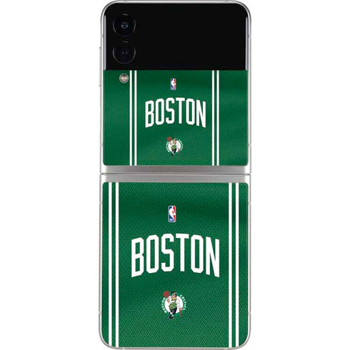 NBA Boston Celtics Jersey Galaxy Z Flip3 5G Skin
