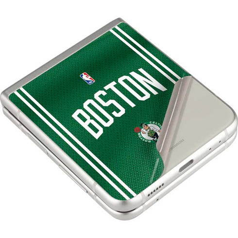 NBA Boston Celtics Jersey Galaxy Z Flip3 5G Skin