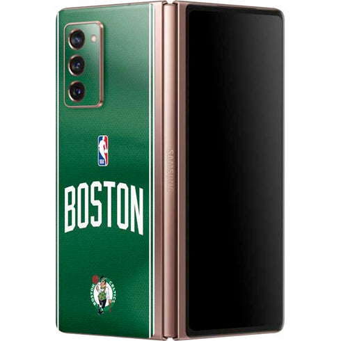 NBA Boston Celtics Jersey Galaxy Z Fold2 5G Skin