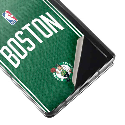 NBA Boston Celtics Jersey Galaxy Z Fold2 5G Skin