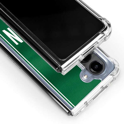 NBA Boston Celtics Jersey Galaxy Z Fold5 5G Clear Case