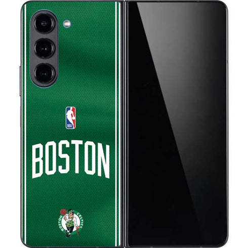 NBA Boston Celtics Jersey Galaxy Z Fold5 5G Skin