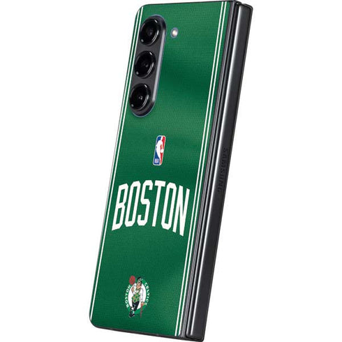 NBA Boston Celtics Jersey Galaxy Z Fold5 5G Skin
