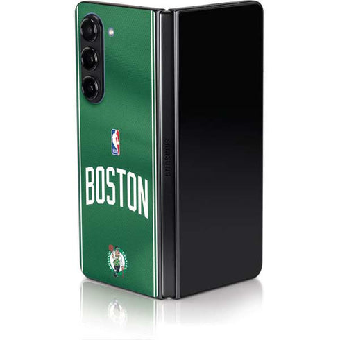 NBA Boston Celtics Jersey Galaxy Z Fold5 5G Skin