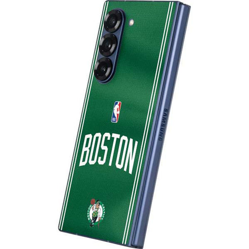 NBA Boston Celtics Jersey Galaxy Z Fold6 Skin