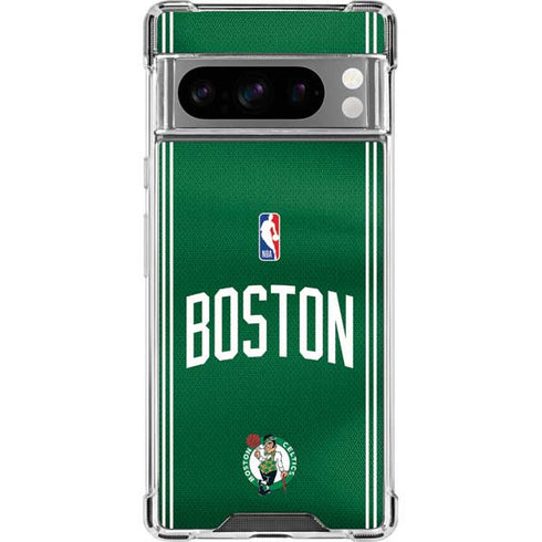 NBA Boston Celtics Jersey Google Pixel 8 Pro Clear Case