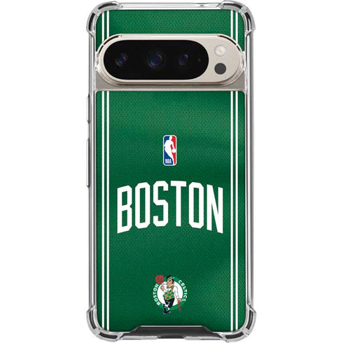 NBA Boston Celtics Jersey Google Pixel 9 Pro XL Clear Case