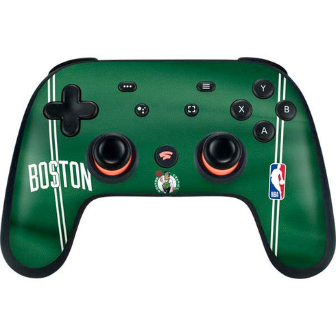 NBA Boston Celtics Jersey Google Stadia Controller Skin