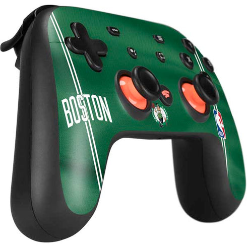 NBA Boston Celtics Jersey Google Stadia Controller Skin
