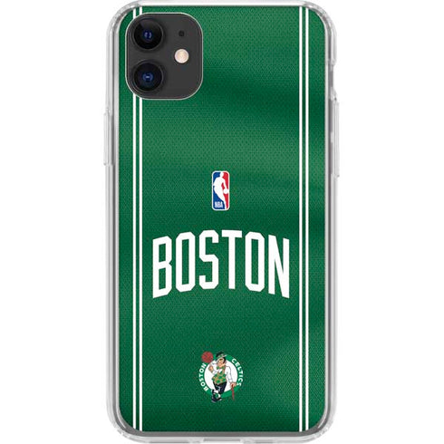 NBA Boston Celtics Jersey iPhone 11 Clear Case