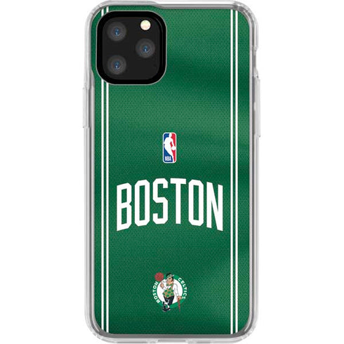 NBA Boston Celtics Jersey iPhone 11 Pro Clear Case